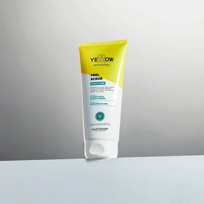 Yellow Scalp Peel Scrub – Exfoliant Profesional pentru Scalp cu Acid Glicolic, Anti‑Mătreață și Sebum, 200 ml