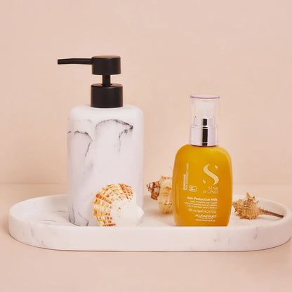 Alfaparf Milano Semi di Lino Sunshine Leave-In 125ml – Tratament hidratant cu filtru UV pentru păr expus la soare - Păr