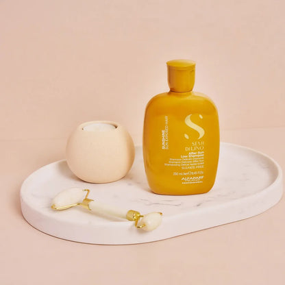 Alfaparf Semi di Lino Sunshine After-Sun Shampoo 250ml – Șampon delicat post-soare fără sulfați cu efect protector