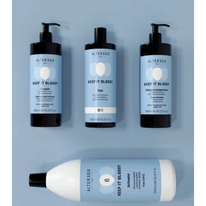 AlterEgo Keep It Glossy Co-Wash Cremă de Curățare Ultra-Blândă 480ml - Păr