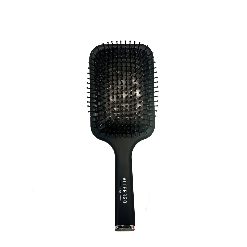 AlterEgo Paddle Brush – Perie Lată Profesională cu Peri de Nylon și Vârfuri Rotunjite pentru Descurcare Ușoară și Masaj