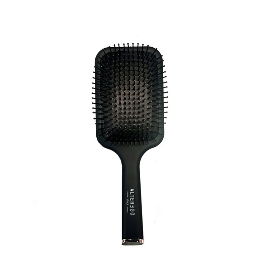 AlterEgo Paddle Brush – Perie Lată Profesională cu Peri de Nylon și Vârfuri Rotunjite pentru Descurcare Ușoară și Masaj