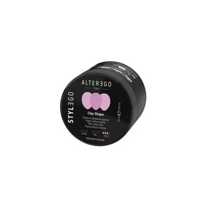 AlterEgo StylEgo Clay Shape – Pastă Mată Flexibilă pentru Textură Naturală și Fixare de Durată 100 ml - Păr