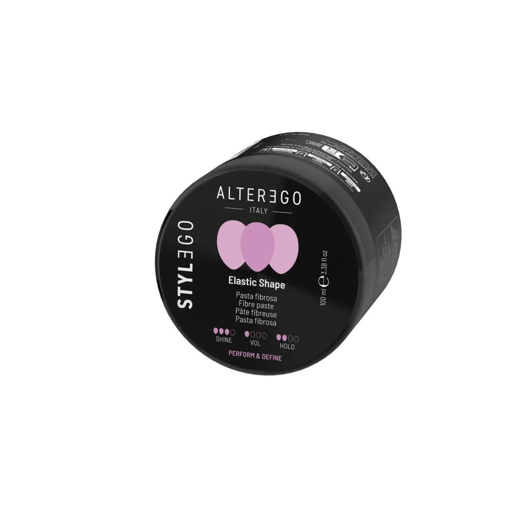 AlterEgo StylEgo Elastic Shape – Pastă Elastică pentru Texturare Mișcare Naturală și Fixare Flexibilă 100 ml - Păr