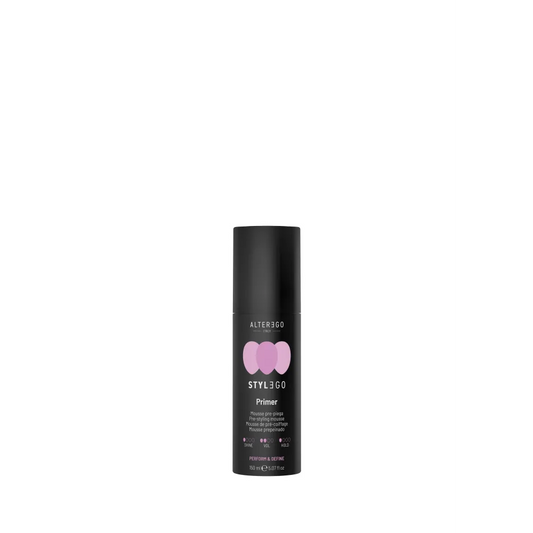 AlterEgo StylEgo Primer Mousse – Spumă de Bază pentru Coafuri cu Volum și Textură 175 ml - Păr