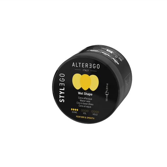 AlterEgo StylEgo Wet Shape – Ceară de Păr Transparentă cu Efect Umed și Strălucire Maximă 100 ml - Păr