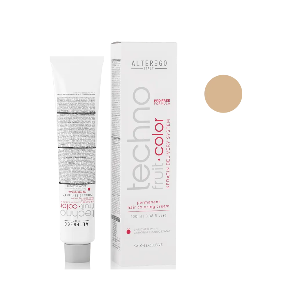 AlterEgo Techno Fruit Color Vopsea De Păr Permanentă 100ml - 100 ml / Galben - Păr