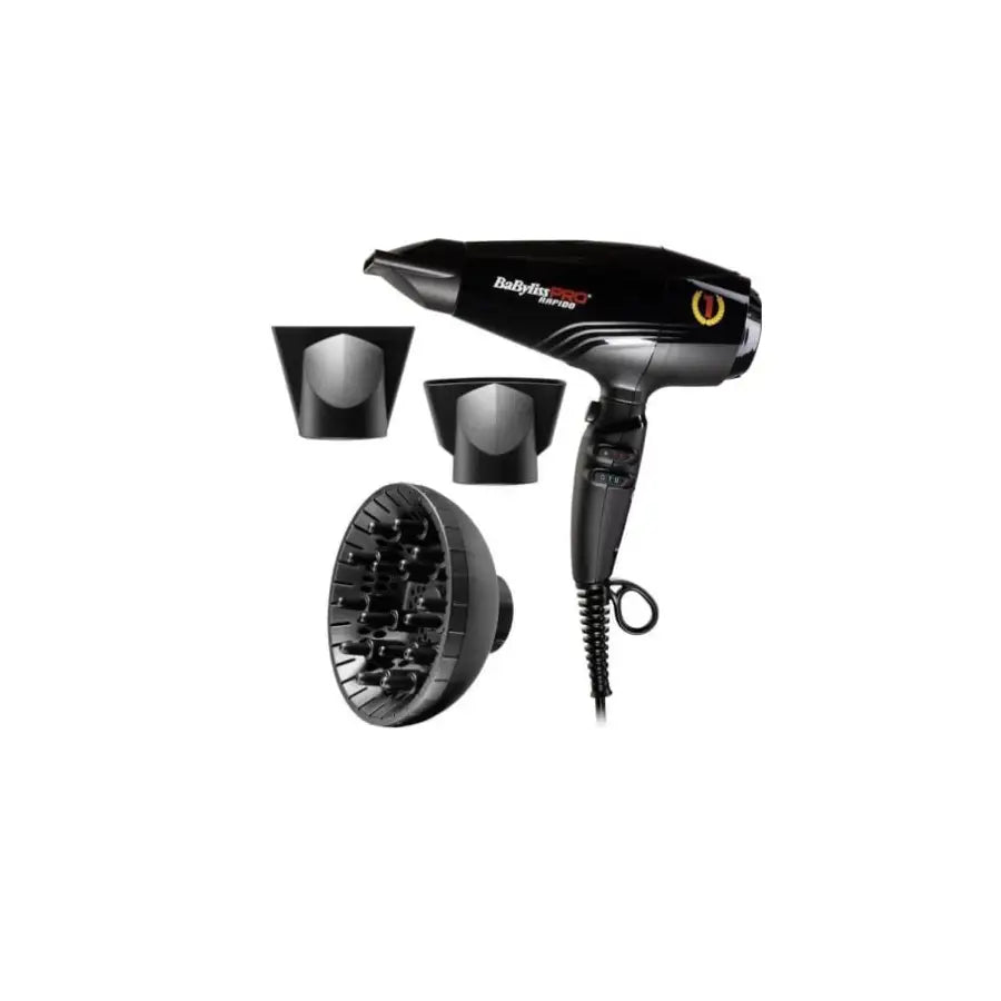 BaByliss PRO Uscător De Păr Profesional Rapido Negru