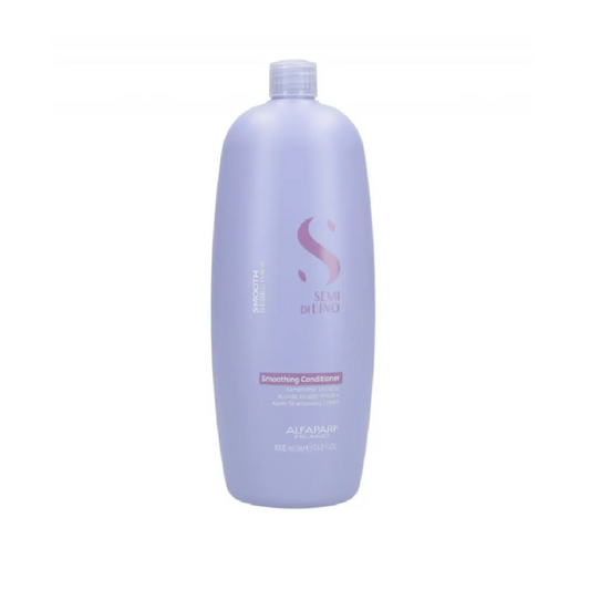 Balsam De Netezire Pentru Păr Creț Rebel Și Deteriorat Alfaparf Semi Di Lino Smoothing Conditioner - 1000 ml - Păr