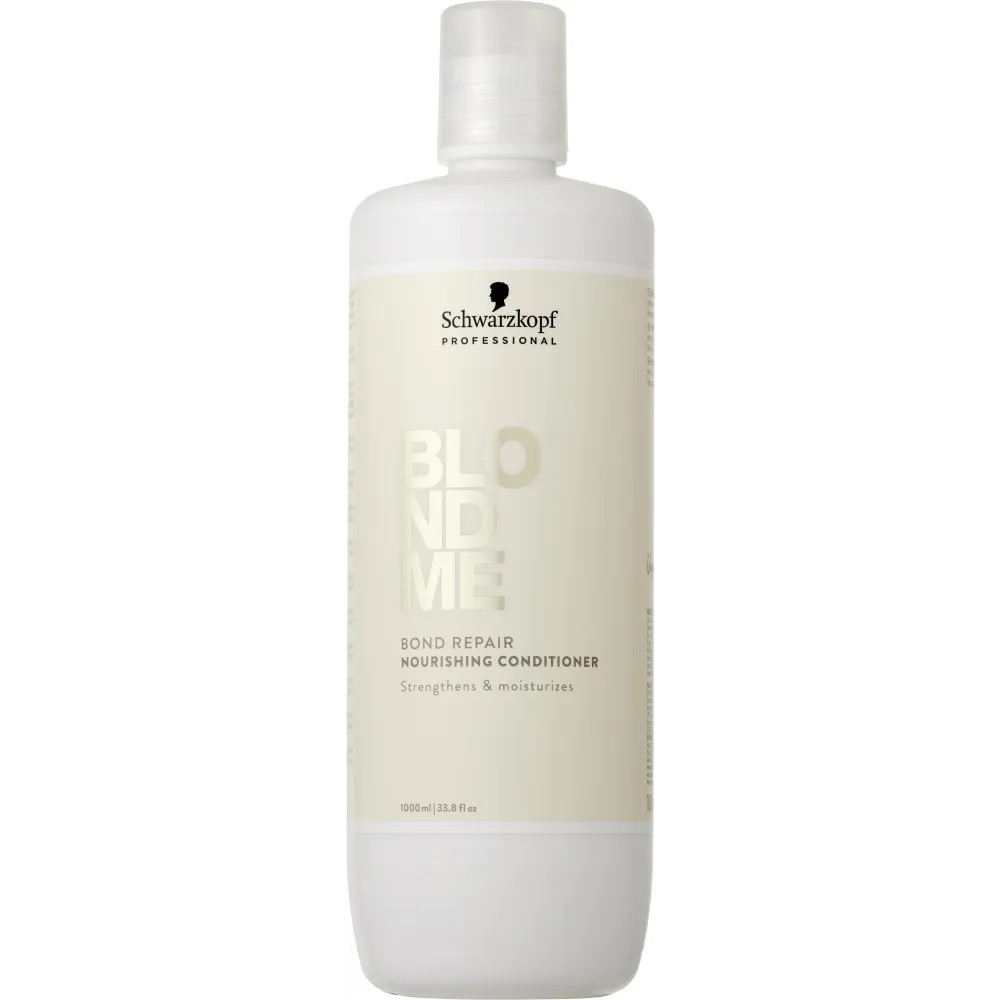Balsam Hrănitor Schwarzkopf BLONDME Bond Repair – Hidratare Instantă & Descurcare pentru Părul Blond Fragil - 1000 ml