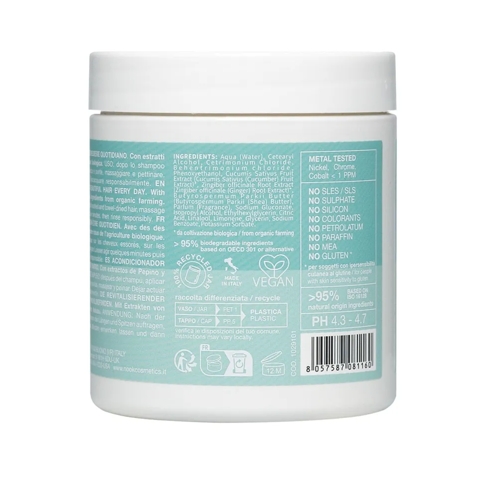 Balsam Organic Hidratant Pentru Toate Tipurile De Păr Nook Beauty Family Comfort Revitalizing Well-being Conditioner