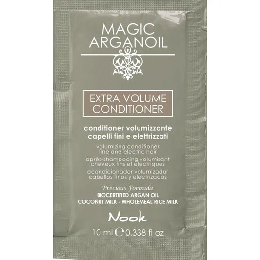 Balsam Pentru Extra Volum Nook Magic Argan Oil Extra Volume mostră 10ml - Păr