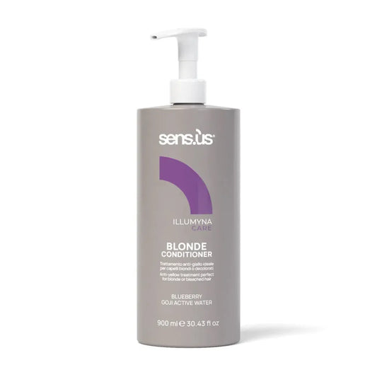 Balsam Pentru Păr Blond Sau Decolorat Cu Efect Anti-Îngălbenire Sensus Illumyna Blonde Conditioner - 900 ml - Păr