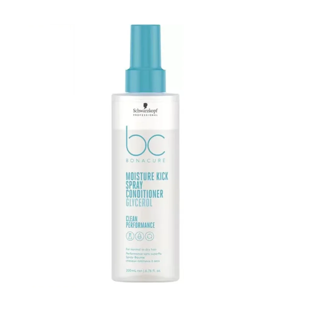 Schwarzkopf Professional Bonacure Clean Performance Moisture Kick Balsam Spray Par Uscat