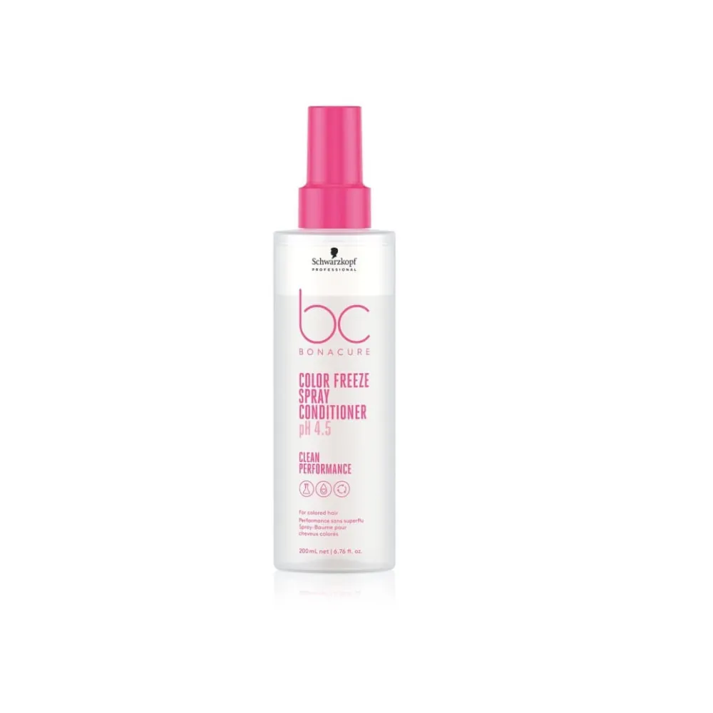 Schwarzkopf Professional Bonacure Clean Performance Color Freeze Balsam Spray Pentru Par Vopsit 200ml