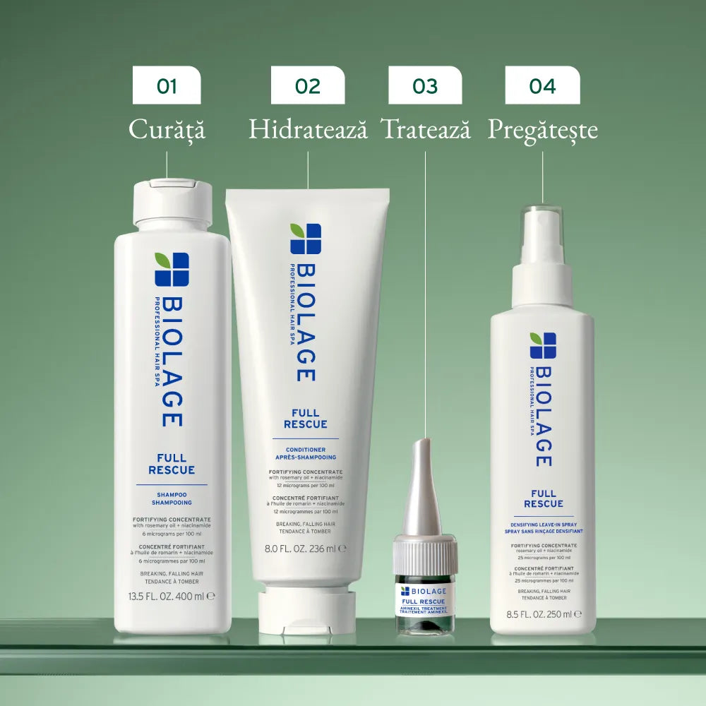 Biolage Full Rescue – Balsam fortifiant anti-cădere cu ulei de rozmarin și niacinamide – 236ml - Păr
