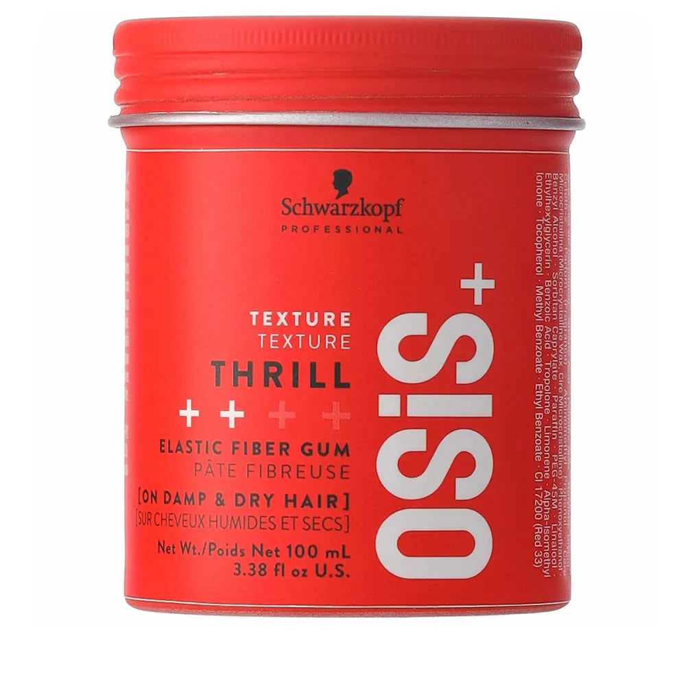 Ceară-Cremă Cu Fixare Flexibilă Schwarzkopf Professional Osis Thrill Elastic Fiber Gum 100ml - Păr