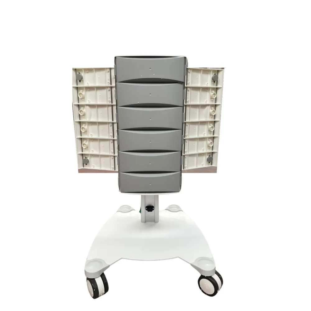 ETB Equipment – Suport Mobil cu Roți pentru Aparate Cosmetice cu 6 Funcții Stabilitate și Mobilitate pentru Salone