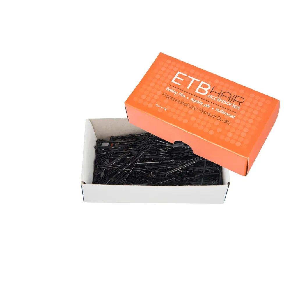 ETB Hair Agrafe par negru 5cm 200g