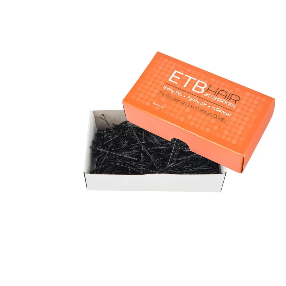 ETB Hair Agrafe par negru 7cm 200g