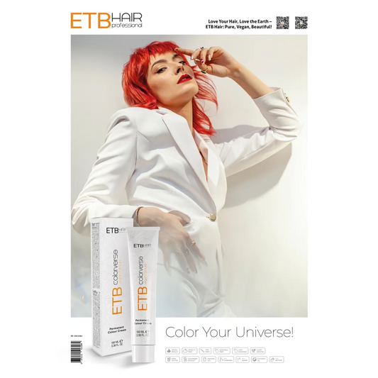 ETB Hair Poster ColorVerse Vopsea de Păr Vegană A2 - Păr