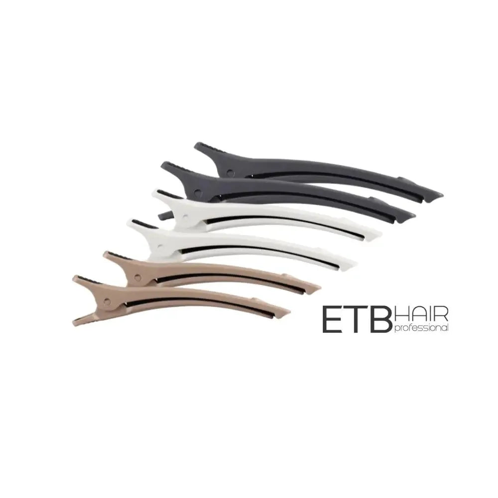 ETB Hair Set De Clipsuri Profesionale Pentru Secționarea Părului Culori Mate 6Buc/Set - Păr