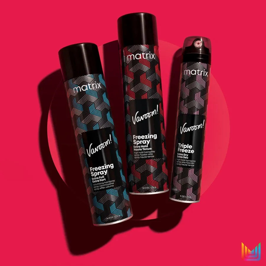Fixativ Profesional pentru Volum Matrix Vavoom Freezing Spray Extra Full – Fixare de Lungă Durată & Uscare Rapidă 500ml