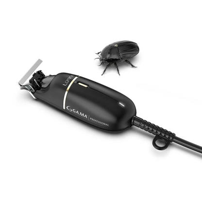 GA.MA Beetle Lumine Trimmer Profesional – Mașină de Contur cu Lamă Pro Sinterizată 5800 rpm Cord/Cordless Autonomie 90