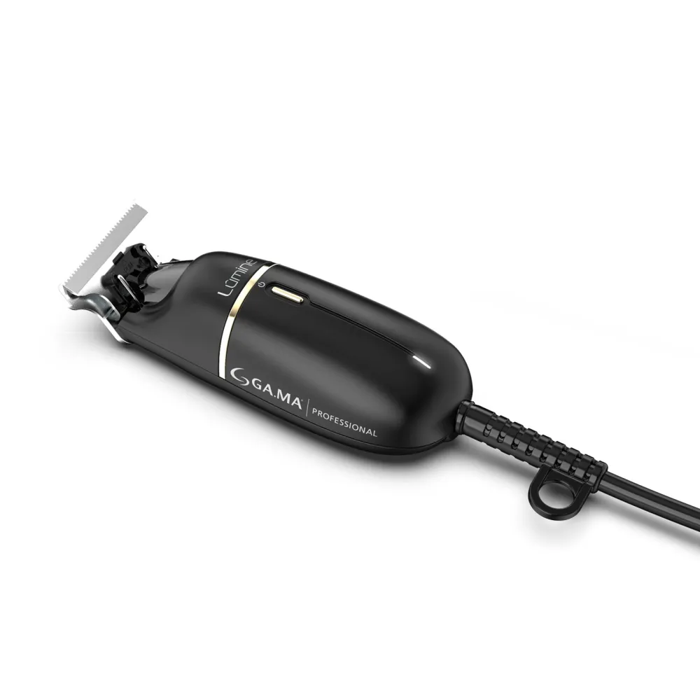 GA.MA Beetle Lumine Trimmer Profesional – Mașină de Contur cu Lamă Pro Sinterizată 5800 rpm Cord/Cordless Autonomie 90