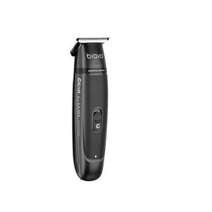 GA.MA Bravo Gear Booster Mașină de Contur Profesional – Motor 9000 rpm Lamă DLC T-Blade USB 60 min Autonomie Carcase