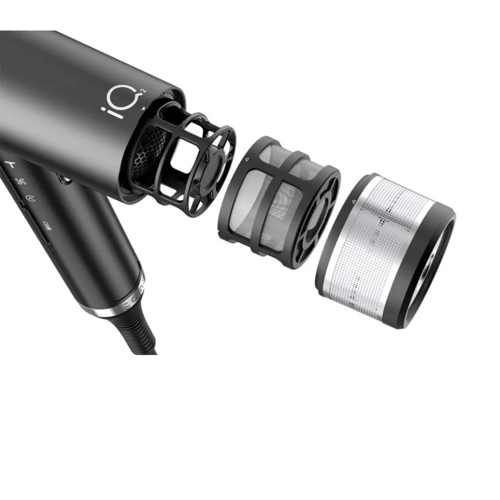 GA.MA iQ2 Perfetto 2.0 – Cel mai ușor uscător profesional de păr din lume cu tehnologie Oxy Active funcție Turbo și 4