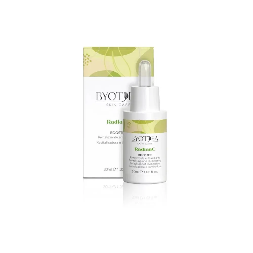 Gel Booster Energizant Pentru Iluminarea Tenului Îmbogățit Cu Vitamina C Byotea RadianC 30ml - Ten