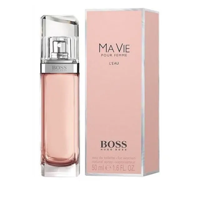Hugo Boss Ma Vie L’Eau EDT pentru Femei 50ml – Parfum Floral-Fresh cu Note de Cactus și Trandafir Roz - Parfumuri