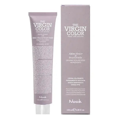 Nook Virgin Color Vopsea de Păr Permanentă 100ml Acoperire 100% și Culoare Intensă