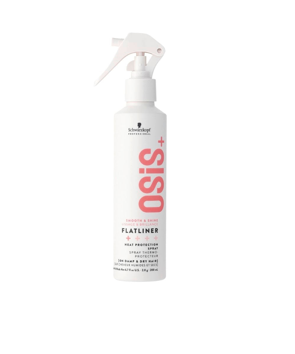 Ser Pentru Protecție Termică Cu Fixare Flexibilă Schwarzkopf Professional Osis  Flatliner 200ml