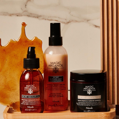 Mască Restructurantă Pentru Păr Degradat Nook Magic Arganoil Secret Cu Unt De Argan