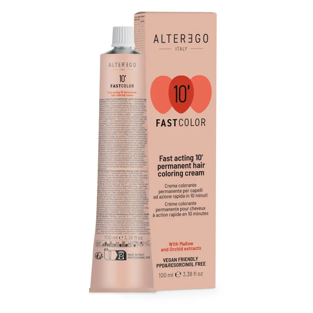 AlterEgo Fast Color 10 Min Vopsea Păr Permanentă 100ml  - Acoperire 100%