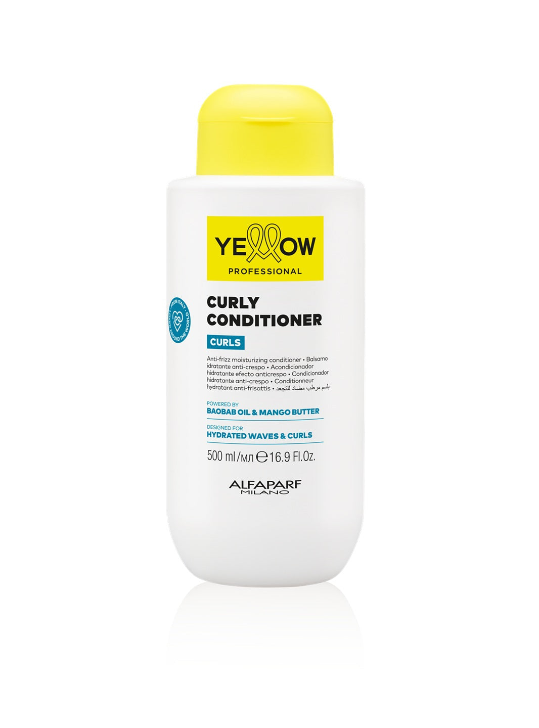 Yellow Curls Balsam Anti-Frizz Hidratant pentru Bucle 500ml
