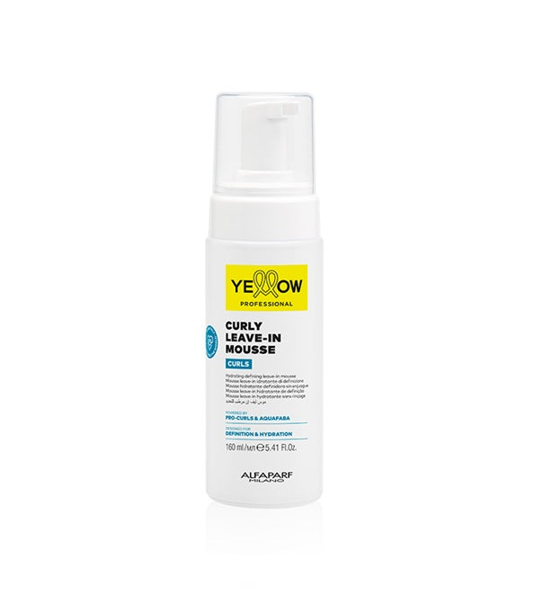 Yellow Curls Leave-in Mousse pentru Definirea și Hidratarea Buclelor 160ml