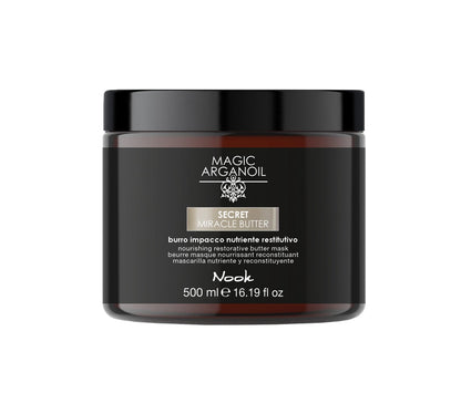 Mască Restructurantă Pentru Păr Degradat Nook Magic Arganoil Secret Cu Unt De Argan