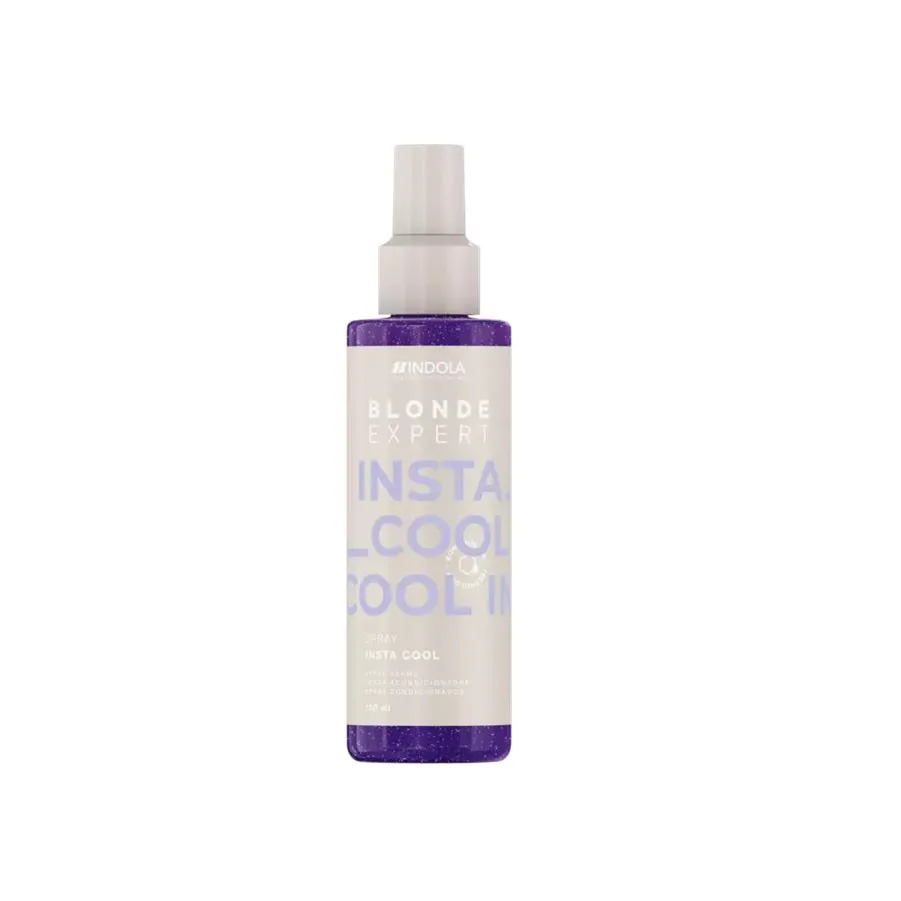 Indola Blonde Expert InstaCool Spray 150ml – Magie Violetă pentru Blondul Tău! Nuanțe Reci Păr Strălucitor Efect