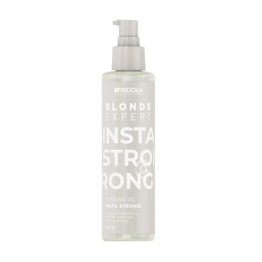 Indola Blonde Expert InstaStrong Bond Oil 100ml – Ulei Profesional pentru Regenerarea Părului Blond sau Tratat Chimic