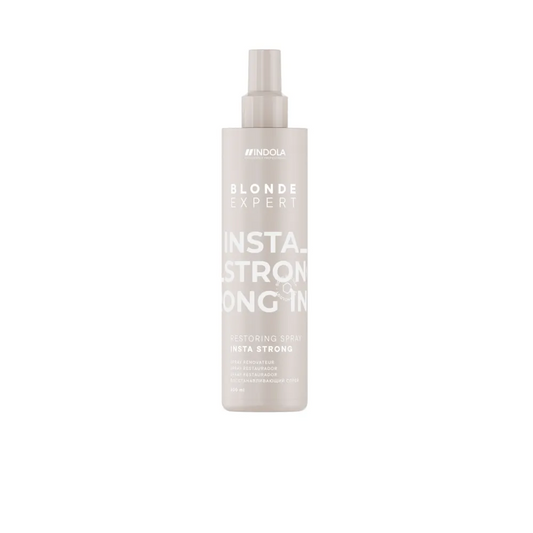 Indola Blonde Expert InstaStrong Spray 300ml – Spray Leave-in cu Tehnologie Bond pentru Păr Blond și Deteriorat