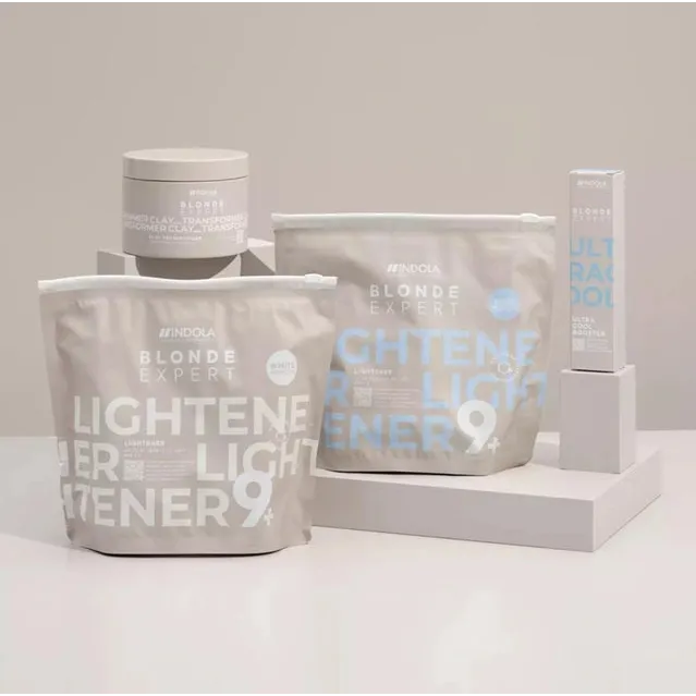 Indola Blonde Expert Lightener 9+ White 450g – Pudră Decolorantă Profesională Albă cu Protecție Maximală și Rezultat
