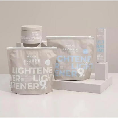 Indola Blonde Expert Lightener 9+ White 450g – Pudră Decolorantă Profesională Albă cu Protecție Maximală și Rezultat