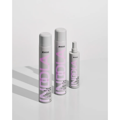 INDOLA Fixativ Flexible Hairspray – Fixare Elastică Finish Natural & Protecție Termică până la 230°C 500ml - Păr