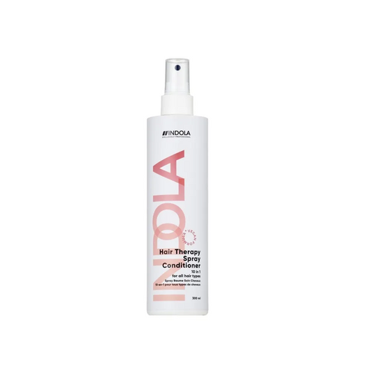 Indola Hair Therapy Spray Conditioner 300ml – Balsam Leave-In pentru Toate Tipurile de Păr cu Hidratare Instantă și