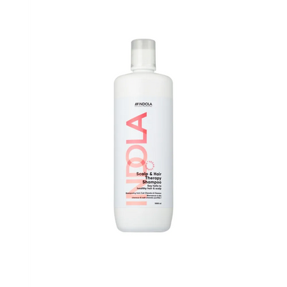 Indola Scalp & Hair Therapy – Șampon Profesional Vegan pentru Scalp Sensibil și Păr Slăbit cu Keratină Vegetală și
