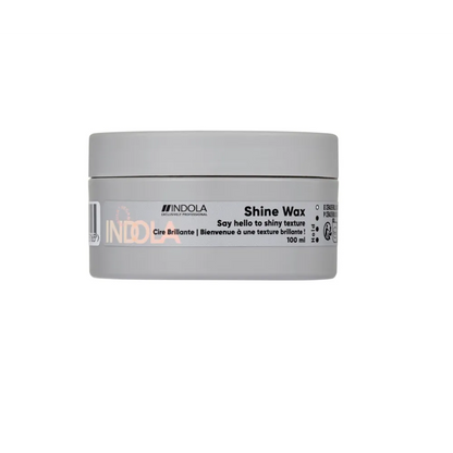 Indola Shine Wax 100ml – Ceară Profesională pentru Strălucire Intensă Fixare Flexibilă și Coafuri Perfect Definite - Păr