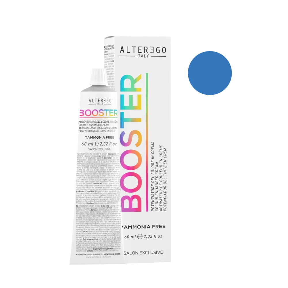 Intensificator De Culoare Fără Amoniac AlterEgo Color Booster - Pigment  60ml - Booster Albastru - Păr